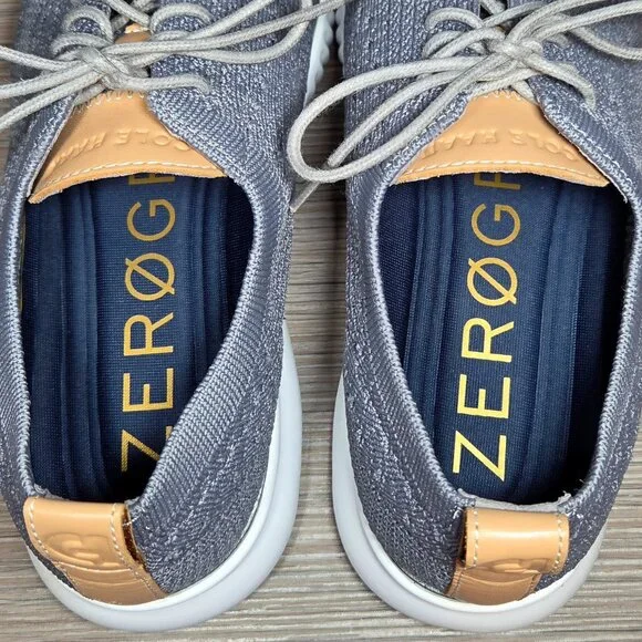 New!! Cole Haan 2.ZERØGRAND Stitchlite Sneakers 8.5M White Ironstone Lightweight - Picture 8 of 11
